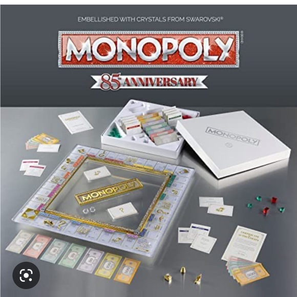 Monopoly 85th Anniversary Edition Premium Collectible Swarovski Crystals Sealed - Picture 1 of 4